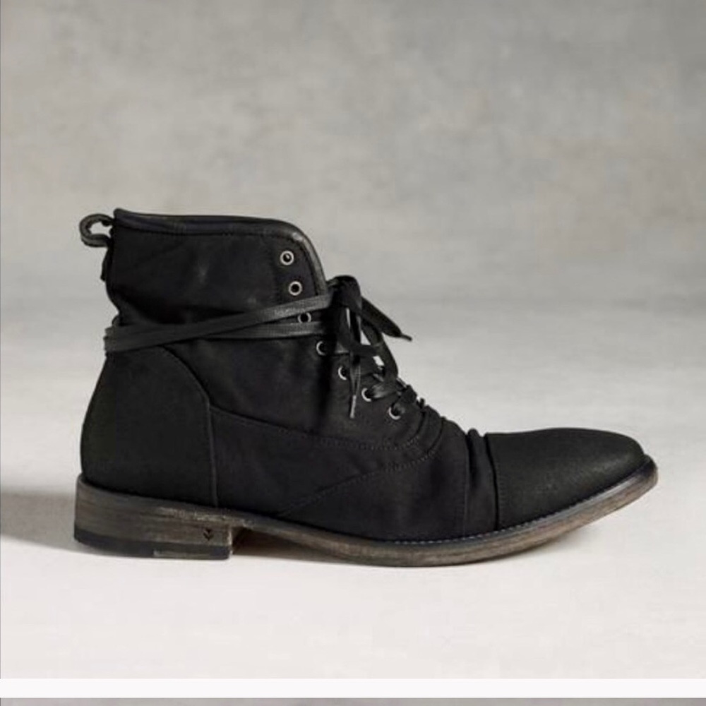 John Varvatos Fleetwood boots 7 canvas
